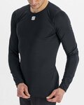 SPORTFUL Tricou de ciclism cu mânecă lungă - MIDWEIGHT LAYER - negru