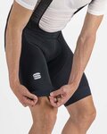 SPORTFUL Pantaloni scurți de ciclism cu bretele - BODYFIT PRO LTD - negru