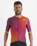 SPORTFUL Tricou de ciclism cu mânecă scurtă - ROCKET - portocaliu/bordo