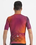 SPORTFUL Tricou de ciclism cu mânecă scurtă - ROCKET - portocaliu/bordo
