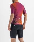 SPORTFUL Tricou de ciclism cu mânecă scurtă - ROCKET - portocaliu/bordo