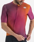 SPORTFUL Tricou de ciclism cu mânecă scurtă - ROCKET - portocaliu/bordo