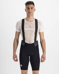 SPORTFUL Pantaloni scurți de ciclism cu bretele - TOTAL COMFORT - negru
