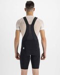 SPORTFUL Pantaloni scurți de ciclism cu bretele - TOTAL COMFORT - negru