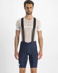 SPORTFUL Pantaloni scurți de ciclism cu bretele - CLASSIC - albastru