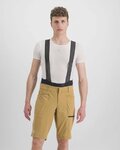 SPORTFUL Pantaloni scurți de ciclism fără bretele - GIARA - maro