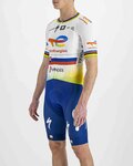 SPORTFUL Tricou de ciclism cu mânecă scurtă - TOTAL ENERGIES 2022 - alb/galben/albastru/portocaliu