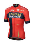 SPORTFUL Tricou de ciclism cu mânecă scurtă - BAHRAIN MERIDA 2019 - roșu/albastru