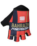 SPORTFUL Mănuși de ciclism fără degete - BAHRAIN MERIDA 2019 - roșu/albastru