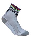SPORTFUL Șosete clasice de ciclism - BORA HANSGROHE 2018 - alb/gri