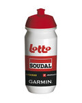 TACX Sticlă de apă pentru ciclism - LOTTO SOUDAL - alb/roșu