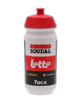 TACX Sticlă de apă pentru ciclism - LOTTO SOUDAL 2020 - negru/roșu
