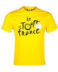 TDF Tricou de ciclism cu mânecă scurtă - - yellow - galben