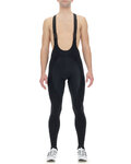 UYN Pantaloni de ciclism lungi cu bretele - RIDEMILES WINTER - negru