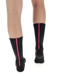 UYN Șosete clasice de ciclism - AERO WINTER LADY - negru/roz
