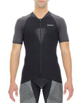 UYN Tricou de ciclism cu mânecă scurtă - BIKING GRANFONDO - gri/negru