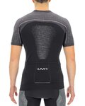 UYN Tricou de ciclism cu mânecă scurtă - BIKING GRANFONDO - gri/negru