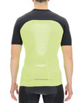 UYN Tricou de ciclism cu mânecă scurtă - BIKING GRANFONDO - negru/verde