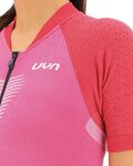 UYN Tricou de ciclism cu mânecă scurtă - GRANFONDO LADY - roz
