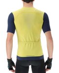 UYN Tricou de ciclism cu mânecă scurtă - BIKING GARDA - galben/albastru