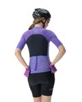 UYN Tricou de ciclism cu mânecă scurtă - BIKING WAVE LADY - mov