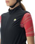 UYN Vestă de ciclism - ULTRALIGHT WIND LADY - negru