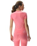UYN Tricou de ciclism cu mânecă scurtă - EVOLUTYON UW LADY - alb/roz