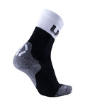 UYN Șosete clasice de ciclism - LIGHT - negru/alb/gri