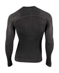 UYN Tricou de ciclism cu mânecă lungă - FUSYON CASHMERE - negru