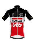 Tricou de ciclism cu mânecă scurtă - LOTTO SOUDAL 2020 - alb/roșu/negru