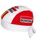 Bandană de ciclism - LOTTO SOUDAL 2019 - alb/roșu