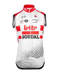 Vestă de ciclism - LOTTO SOUDAL 2019 - roșu/alb
