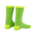 SUPACAZ Șosete clasice de ciclism - ASANOHA - verde/galben