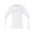 GORE Tricou de ciclism cu mânecă lungă - BASE LAYER - alb