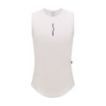 SANTINI Tricou de ciclism fără mâneci - DELTA - alb