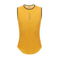 SANTINI Tricou de ciclism fără mâneci - DELTA - galben