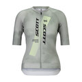 SCOTT Tricou de ciclism cu mânecă scurtă - RC PRO W - gri/galben