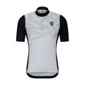 SCOTT Tricou de ciclism cu mânecă scurtă - RC ENDURANCE - negru/gri