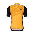 SCOTT Tricou de ciclism cu mânecă scurtă - RC ENDURANCE - portocaliu/negru