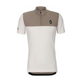 SCOTT Tricou de ciclism cu mânecă scurtă - ENDURANCE LT - alb/gri