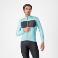 CASTELLI Tricou de cilism pentru iarnă cu mânecă lungă - UNLIMITED TRAIL 2 - albastru deschis
