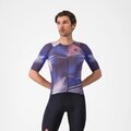 CASTELLI Tricou de ciclism cu mânecă scurtă - AERO RACE 8S - mov