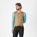CASTELLI Tricou de ciclism cu mânecă lungă de vară - CORRETTO LS - maro/albastru