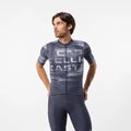 CASTELLI Tricou de ciclism cu mânecă scurtă - STRATUS LOGO - albastru