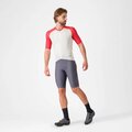 CASTELLI Tricou de ciclism cu mânecă scurtă - UNLIMITED ENDURANCE 3 - fildeş/roșu