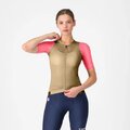 CASTELLI Tricou de ciclism cu mânecă scurtă - CORRETTO W - auriu/roz