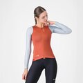 CASTELLI Tricou de ciclism cu mânecă lungă de vară - CORRETTO W LONG - albastru/roșu