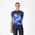 CASTELLI Tricou de ciclism cu mânecă scurtă - COSMIC VORTEX - albastru