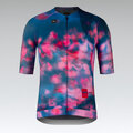 GOBIK Tricou de ciclism cu mânecă scurtă - CX PRO 4.0 - albastru/roz