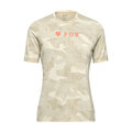 FOX Tricou de ciclism cu mânecă scurtă - W RANGER - bej